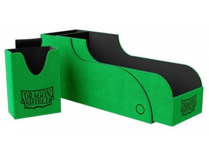 dragon shield nest 300 plus green black deck box 500