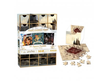 115040 adventni kalendar s puzzle harry potter 1000 kusu