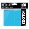 9644 4 ultra pro gloss eclipse obaly 100 ks sky blue
