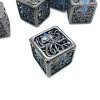 Sada kovových kostek Hollow - Cthulhu k6 (Barva černá)