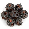 Sada kovových kostek Hollow - Uroboros (Barva šedo-oranžová)