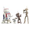 99722 3 star wars the mandalorian black series action figure 4 pack r5 d4 bd 72 pit droids