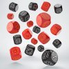 99984 fortress compact d6 dice set black red 20
