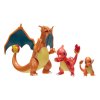 105410 pokemon select action figures 3 pack evolution charmander charmeleon charizard