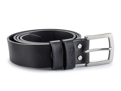 Pásek Enzo Black – pánský kožený opasek Venon