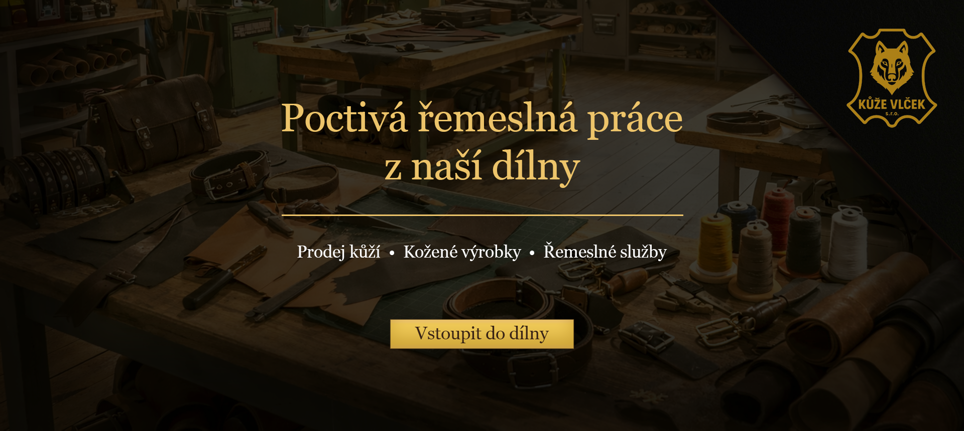 Dílna Kůže Vlček s.r.o. - banner