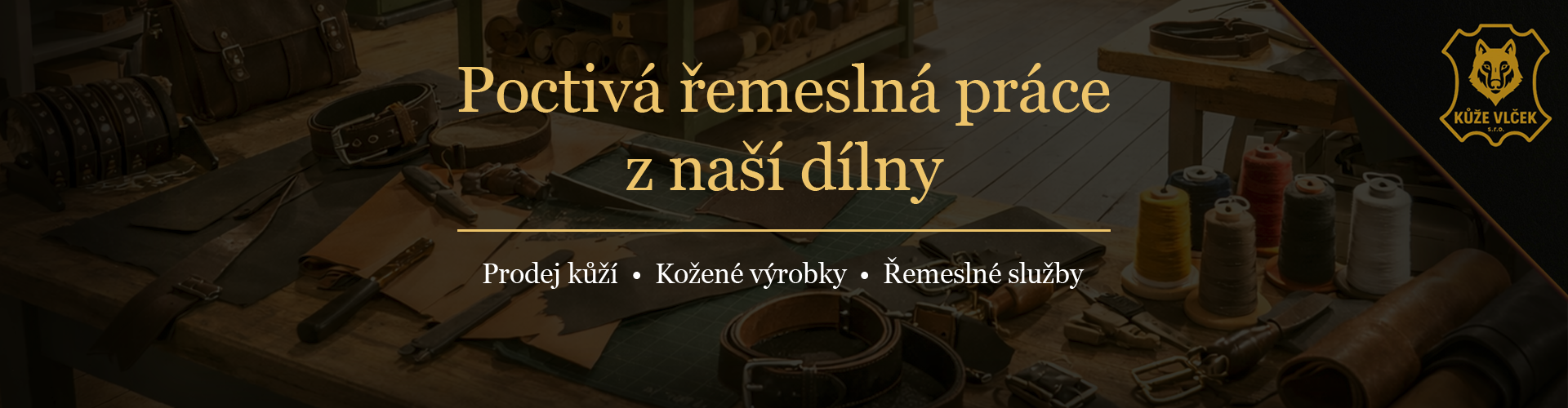 Dílna Kůže Vlček s.r.o. - banner