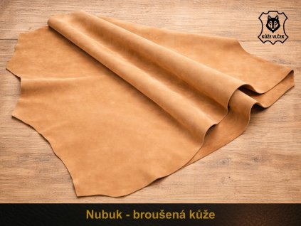 Nubuková kůže - broušená useň