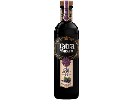Tatra Balsam Burning Black Currant 69% 0,7 l – slovenský bylinný likér s černým rybízem