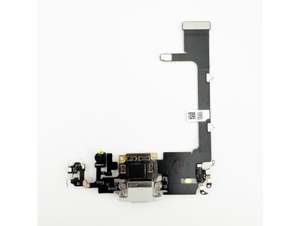 Nabíjací Konektor + Flex Kábel (Silver) pre iPhone 11 Pro