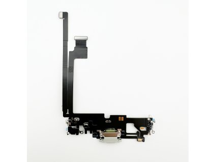 Nabíjací Konektor + Flex Kábel (Silver) pre iPhone 12 Pro Max