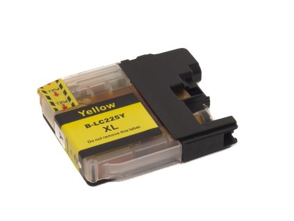 Brother LC225Y - kompatibilná žltá atramentová cartridge
