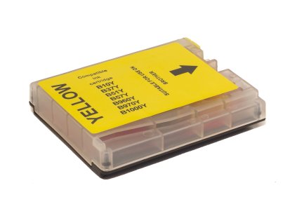 Brother LC1000Y - kompatibilná žltá atramentová cartridge