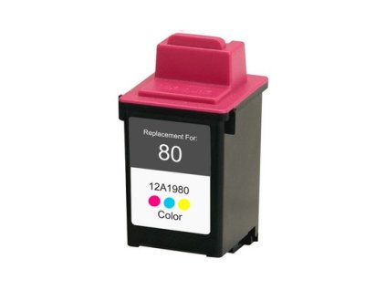 Lexmark 12A1980 - kompatibilná farebná atramentová cartridge