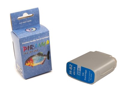 HP C4911A PIRANHA - alternatívna modrá atramentová cartridge