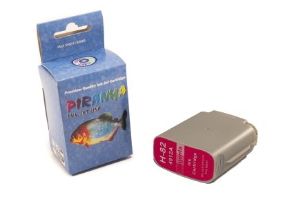 HP C4912A PIRANHA - alternatívna červená atramentová cartridge