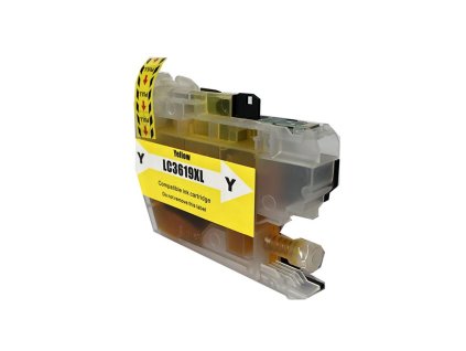 Brother LC3619Y - kompatibilná žltá atramentová cartridge