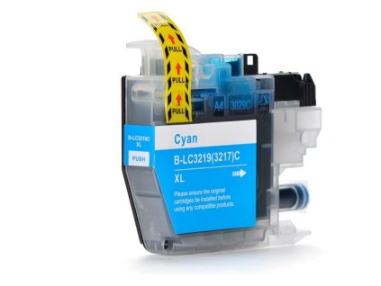 Brother LC3219C PIRANHA - alternatívna modrá atramentová cartridge