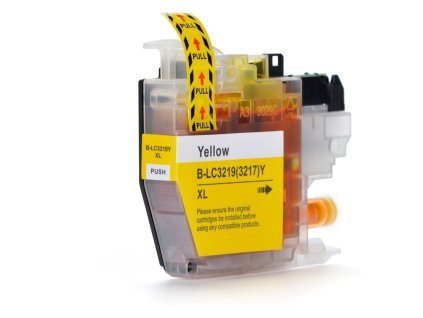 Brother LC3219Y PIRANHA - alternatívna žltá atramentová cartridge