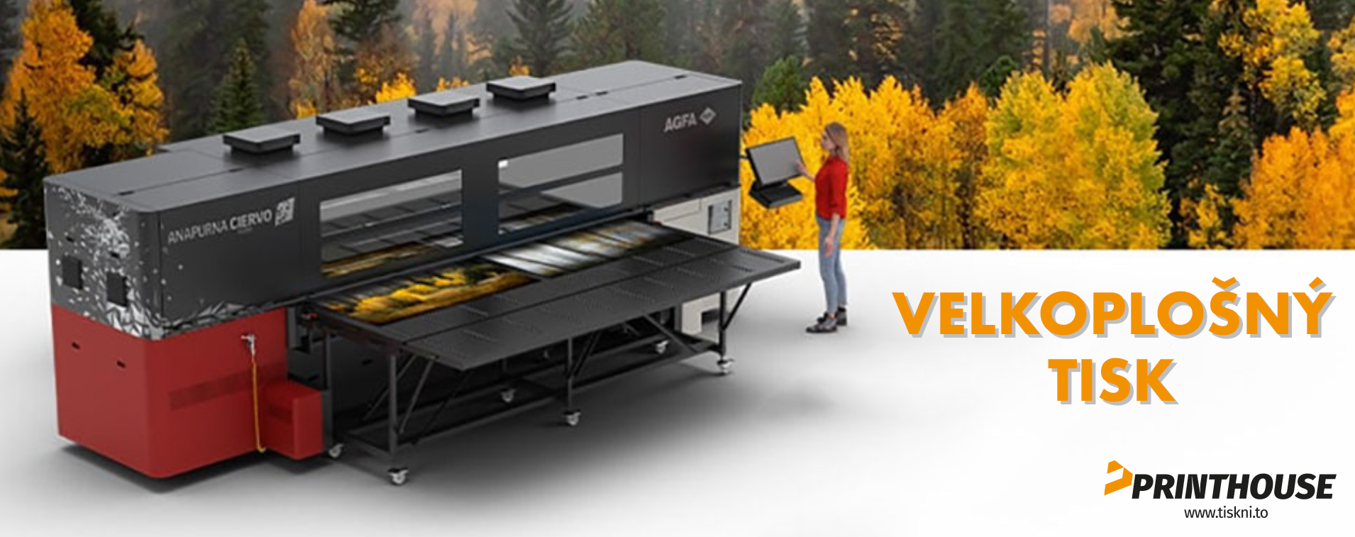 Velkoplošný digitální tisk AGFA