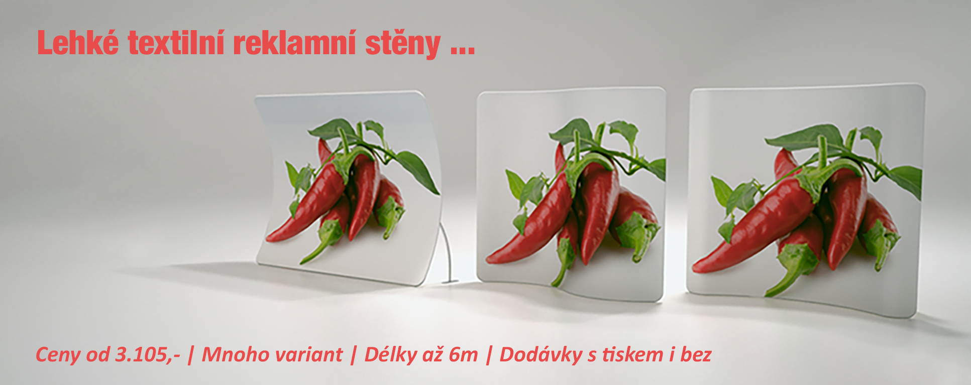 Textilní reklamní stěny