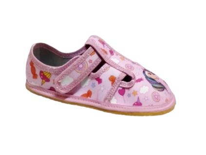 KTR barefoot bačkorky jednorožec (Velikost 21)