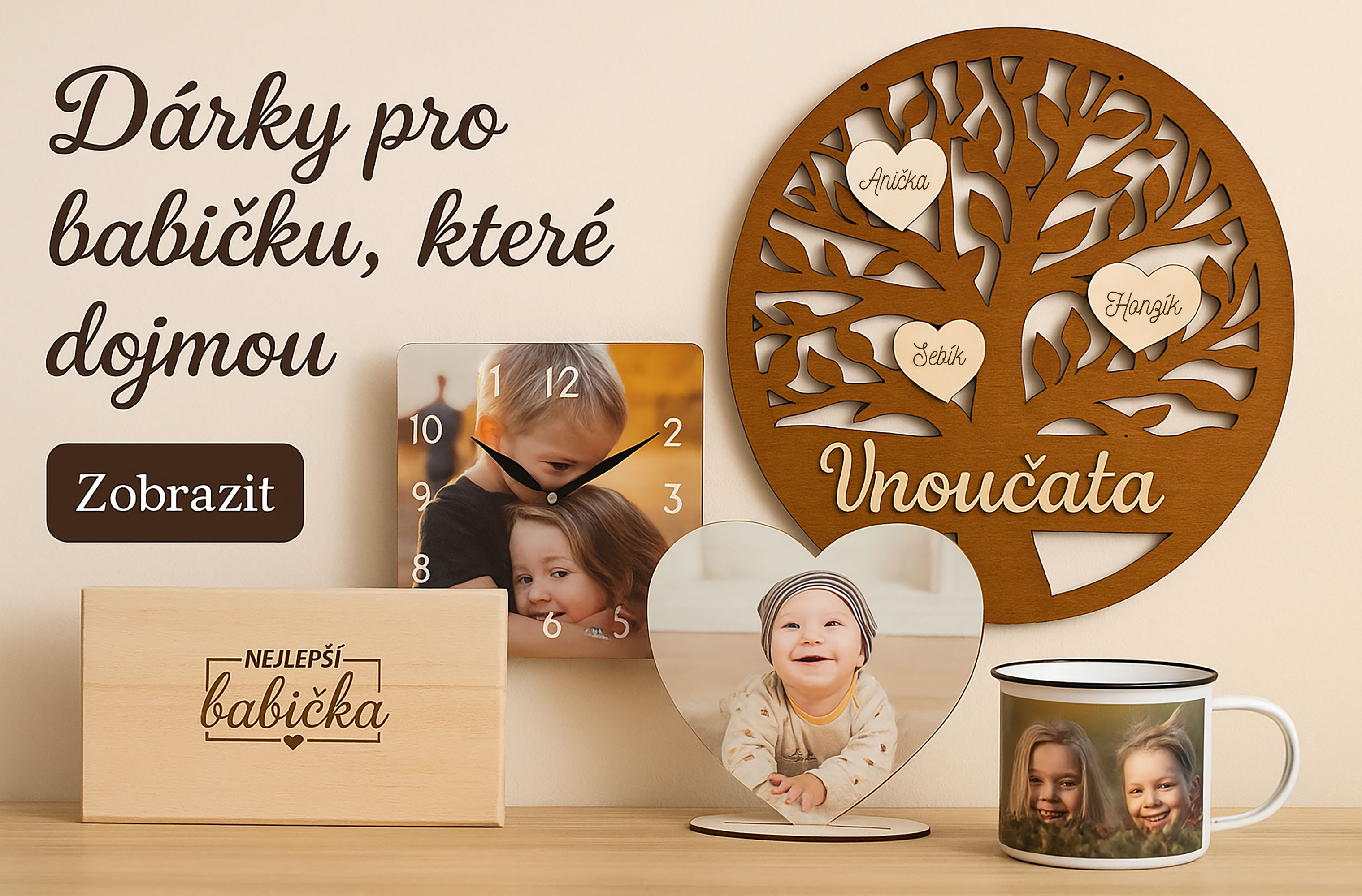 Dárky pro babičku, které dojmou