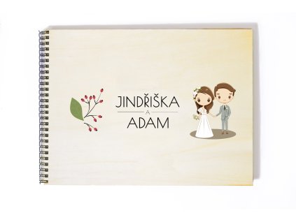 688 2 svatebni fotoalbum kresleny par s sipky