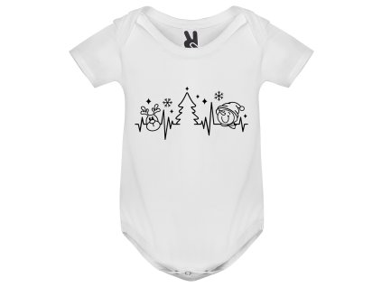 Kojenecké body linka (Barva Bílá, Velikost 12M)