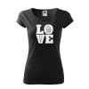 Dámské tričko LOVE pivo (2)