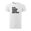 Pánské tričko eat sleep beer repeat (1)