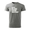 Pánské tričko eat sleep beer repeat (5)