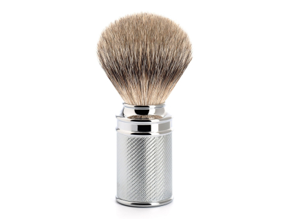 Štětka na holení Mühle TRADITIONAL, kovová, Silvertip badger