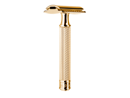holici strojek muhle r89 gold traditional kovovy ziletka FOTO1