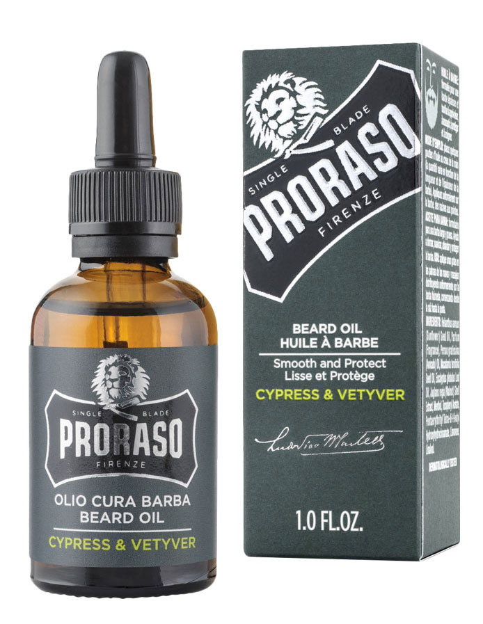 Proraso olej na vousy Cypress and Vetyver 30 ml