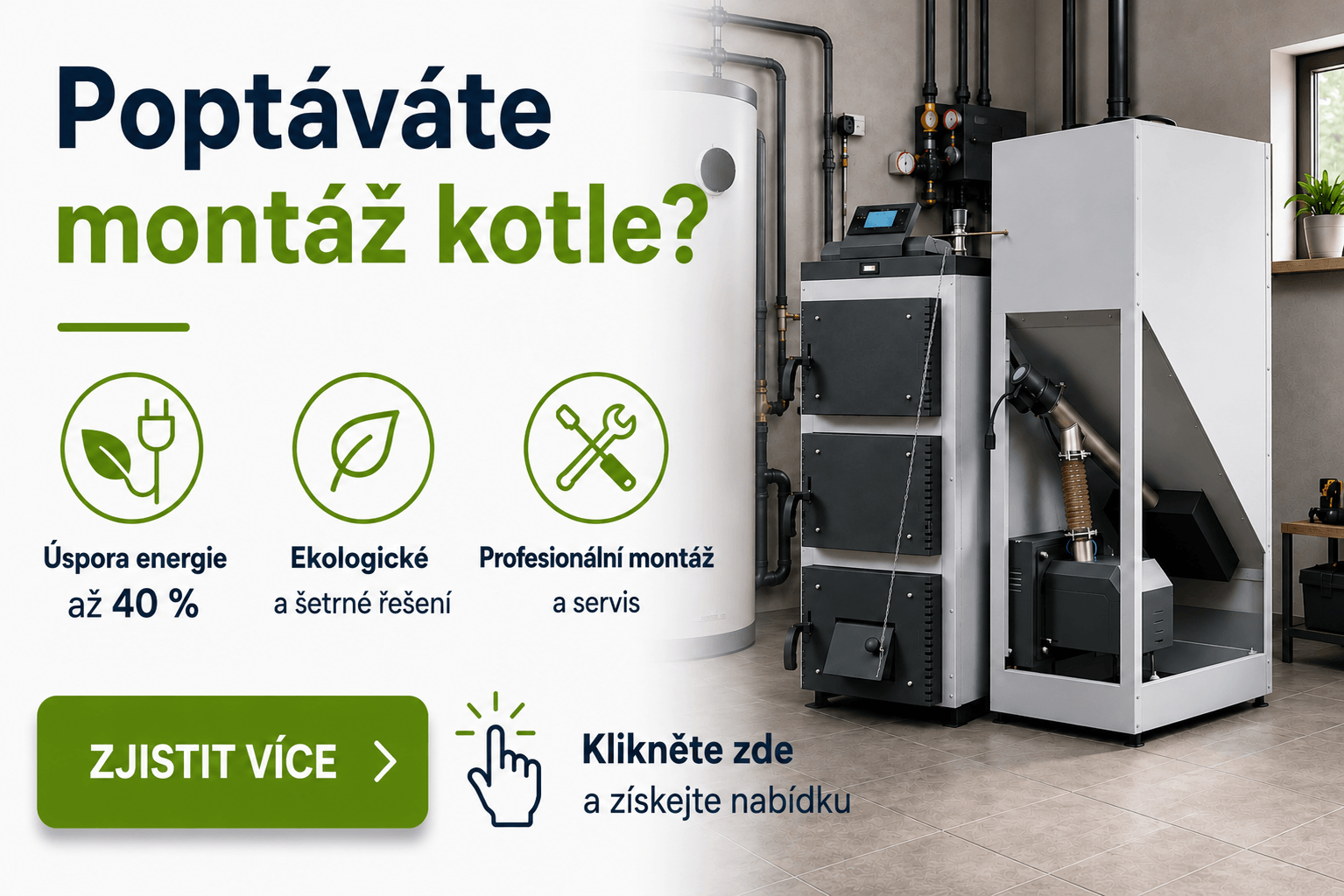 Poptáváte montáž kotle?