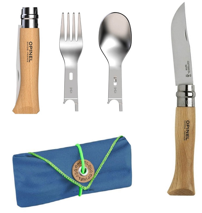 Nová cestovní sada nože Opinel Picnic Plus
