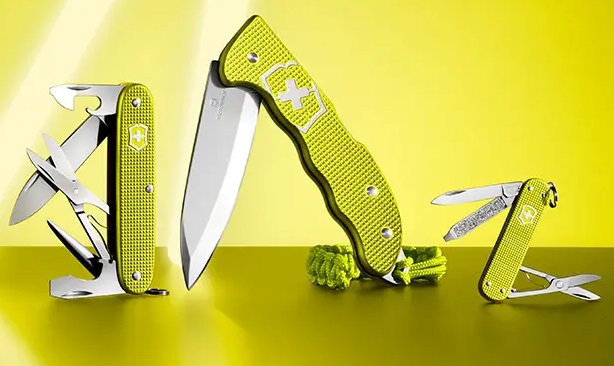 Limitovaná edice 2023 kapesních nožů Victorinox Alox, Electric Yellow