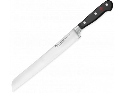 kovany nuz na chleb pecivo zoubkovane ostri classic 23 cm wusthof solingen 4150