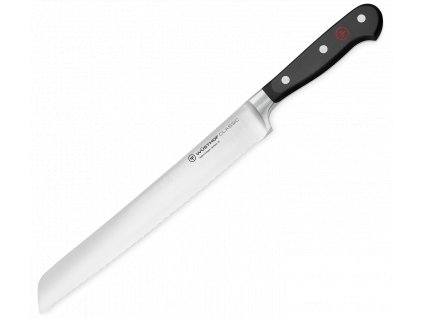kovany nuz na chleb pecivo dvojite zoubkovane ostri classic 23 cm wusthof solingen 4152 23