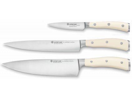 sada kovanych kuchynskych nozu s kremovou rukojeti classic ikon creme wusthof solingen 1120460301