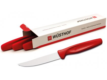 sada kuchynskych nozu na pizzu steak 10 cm wusthof solingen 6 ks cervena