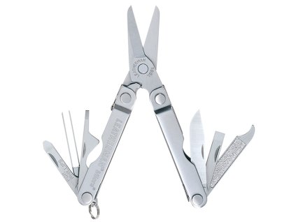 naradovy nuz leatherman micra klicenka stribrny