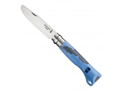 detsky kapesni nuz opinel n07 inox 8 cm outdoor junior modry