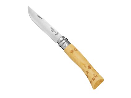 kapesni nuz opinel n07 inox footprints 8 cm