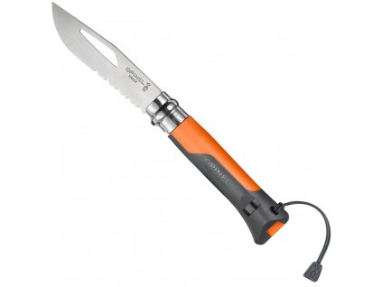 kapesni nuz opinel n08 inox outdoor oranzovy