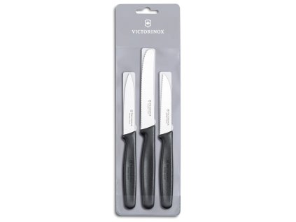 sada nozu na zeleninu 3 ks cerna victorinox