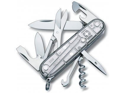 kapesni nuz victorinox climber 91 mm transparentni stribrny