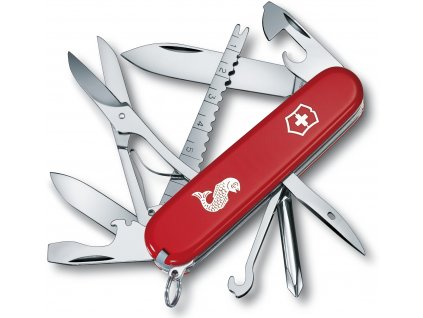 kapesni nuz victorinox fisherman 91 mm cerveny