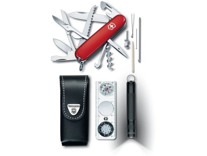 kapesni nuz victorinox traveller set 91 mm cerveny